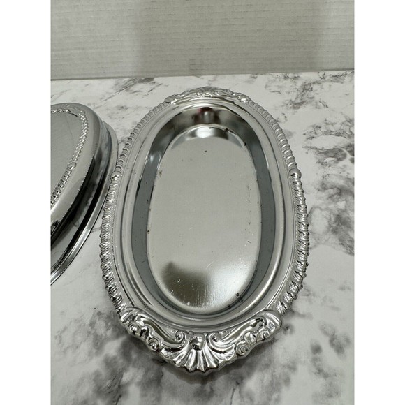 Vintage 1960’s Danny Wilson Original  Chrome Plated Butter Dish - Picture 5 of 12